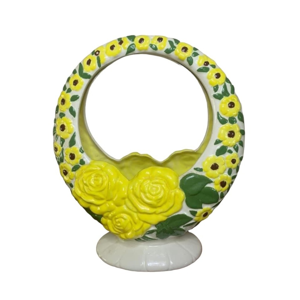 Vintage sunflower vase‎